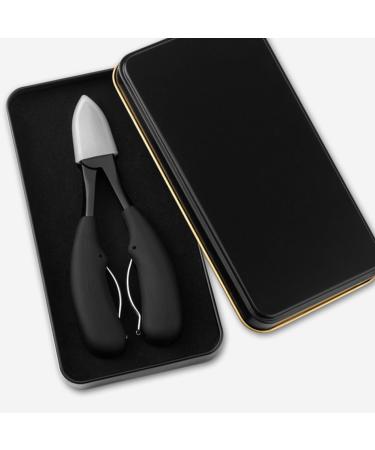1Pc Double Spring Nail Scissors Metal Nail Manicure Nail Trimmer Nail Cutter Toe Finger Manicure Stainless Steel Clippers 12.9X5.4X2cm Black - Buy Online on GoSupps.com