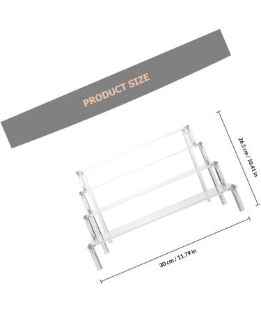  TOYZFRIENDY 1 pc Acrylic Clear Lip Gloss Holder Display Stand for Cosmetics Organizer Acrylic Makeup Organizer Lip Stain Lip Gloss Lipstick Shelf Nail Polish Rack - Buy Online on GoSupps.com