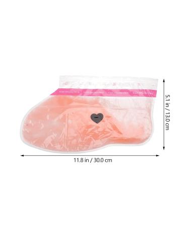 Minkissy Wax Hand Cover 2 Pairs Moisture-Accessible Bathroom Gloves & Booties for Paraffin Wax Treatments - Buy Online on GoSupps.com