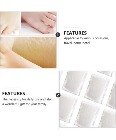 Beavorty 100 Pi ces Masque De Pied Prot ge-pieds De Bain Doublures De Bain Chaudes Jetables Jetables En Plastique Prot ge-pieds tanche Chauds Spa Blanche Outil - Buy Online on GoSupps.com