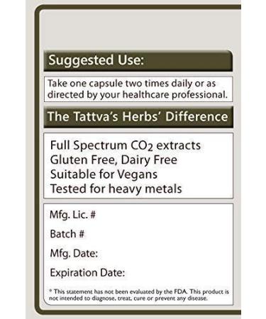 Tattva's Herbs Triphala Guggul - Non GMO Digestive Support - 240 Vcaps - Herbal Supplement - Buy Online on GoSupps.com