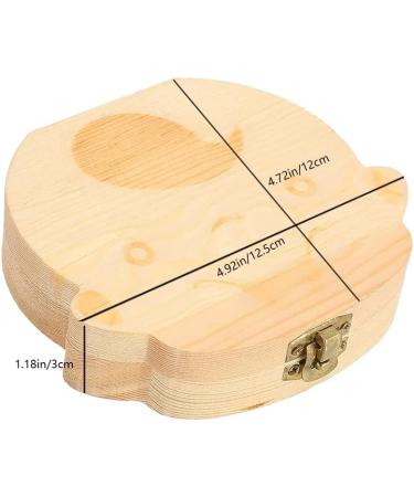 YLdamai Baby Teeth Box - Wooden Milk Tooth Keepsake Organizer for Kids - Buy Online on GoSupps.com