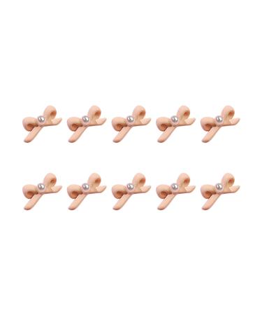 FEIlei 10Pcs 3D Bow Nail Art Decorations Bowknot Nail Accessories Nail Charms Nail Art