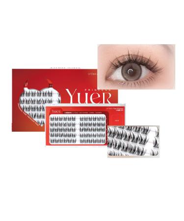 DIY Eyelash Extensions Angel Eyelashes Natural Thick Home Grafted False Fake Individual Eyelashes 60 Clusters Lashes Flower Fairy Fast Easy Eye Makeup 12-13mm Pack Wholesale MJY-Meishule