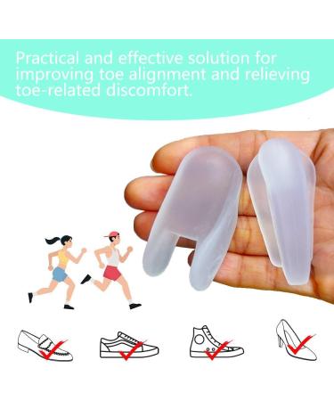 Reppkyh Gel Toe Separator Set - Bunion Corrector & Relief Spacers for Overlapping & Hammer Toes - Buy Online on GoSupps.com