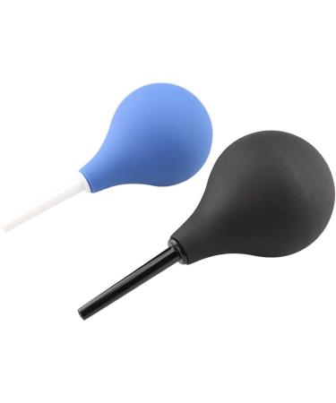 HEALLILY 2PCS Ear Syringes Hand Bulb | Lab Tool for Ear Washing | 224ml (Black) | Adult Kids - Buy Online on GoSupps.com