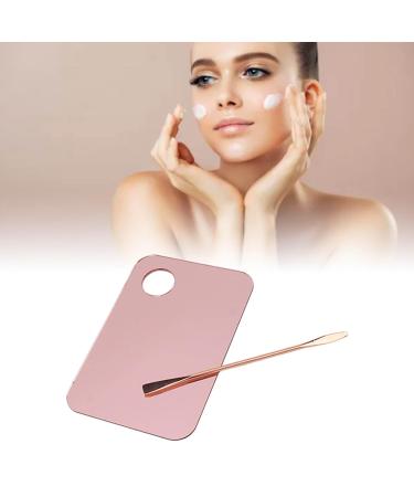 Buy Makeup Palette - Stainless Steel Mixing Plate with Spatula for Nail Art & Cosmetics | International Shipping - Buy Online on GoSupps.com