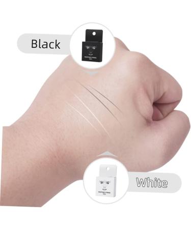 Beavorty 2pcs Ink Eye Brow Shaping Kit Eyebrow Measure Tool Eyebrow Drawing Ruler Auxiliary Tool - Buy Online on GoSupps.com