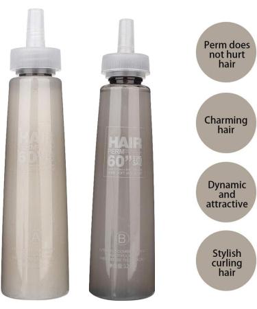TeamSky 2pcs 20ml Hair Perm Kit Perm Solution for Hair Professional Long Lasting Perm Water Hair Perm Liquid Home Perm for Hair Salon - Buy Online on GoSupps.com