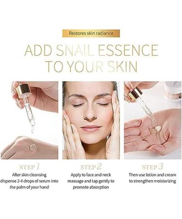 (Must - Have) 24k Gold Snail Serum Say Goodbye to Wrinkles Without Expensive Botox With 24K Gold Collagen Booster Serum (5PC) - Buy Online on GoSupps.com