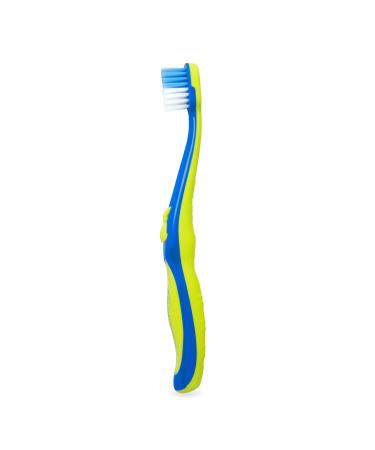 Wellsamed Fantasy 1 children's toothbrush ideal for children aged 0-2 years (blue-green 1 piece)