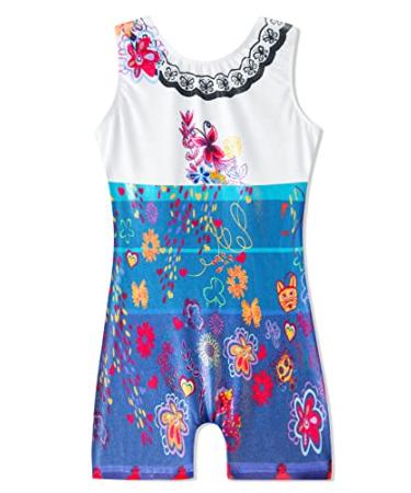 HOZIY Gymnastics Leotards for Girls Sparkly Biketard Mermaid Green Red Hot Pink Polka Dots 5/6 Years Magic Navy - Buy Online on GoSupps.com