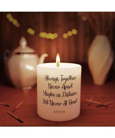 Scented Soy Memorial Candle | 100% Organic Wax & Fragrance | Lavender Always Together | Perfect Gift for Loved Ones Meditation & Yoga - LaLeena 14 Oz - Buy Online on GoSupps.com