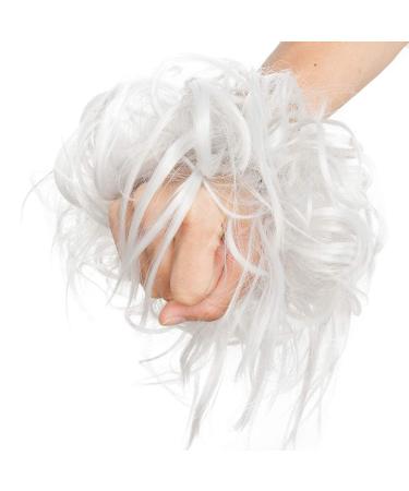 Shop Tess Hair Part Dutt Hair Tie - Silver Gray Hair Extensions for Women | 45g Smooth Shaped Updos - Affordable International Shipping - Buy Online on GoSupps.com