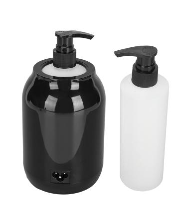 Single Bottle Oil Warmer Timing Massage Oil Heater LED Display Pump Head Temperature Adjustment for Creams (US Plug)