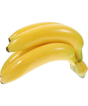Alipis 3pcs Simulated Banana Vegetable Banana Artificial Yellow Bananas Artificial Banana Model Realistic Bananas Photography Props Fake Toy False Banana Decor Ornaments Household Foam As Shownx3pcs 18.5X10CMx3pcs - Buy Online on GoSupps.com