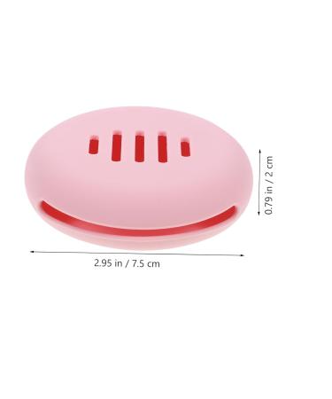 Travel Makeup Sponge Holder Box | Portable Powder Puff Storage - Compact & Stylish Pink Case - Buy Online on GoSupps.com