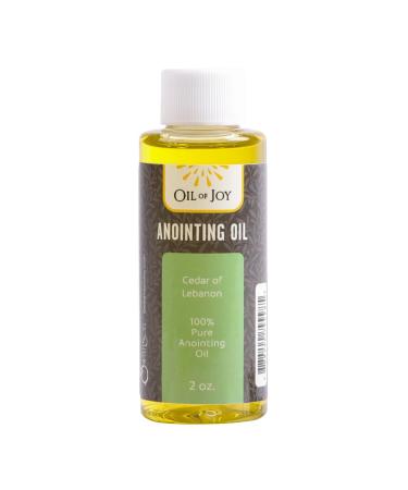 Cedar of Lebanon Anointing Oil 2 Oz Christian Anointing Oil Represents Divine Strength and Protection Holy Anointing Oil by Oil of Joy