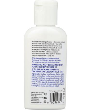 ECO-DENT Extrabrite without Flouride Toothpowder 2 Ounce - 6 per case.6 - Buy Online on GoSupps.com