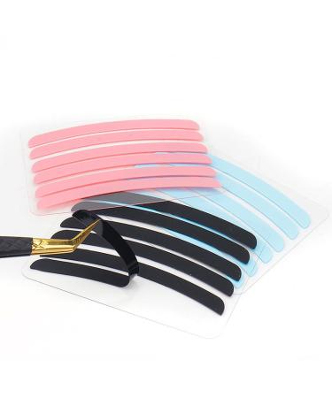 Lash Lift Ribbon Kit - 24 Pcs Silicone Shields & Rods for Permanent Eyelash Perming | Soft & Ribbed - 4 Colors - Buy Online on GoSupps.com
