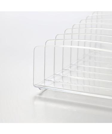 LOOMIKKE Eyeshadow Palette Storage Holder 9 Divided Grids Clear Makeup Organizer - Buy Online on GoSupps.com