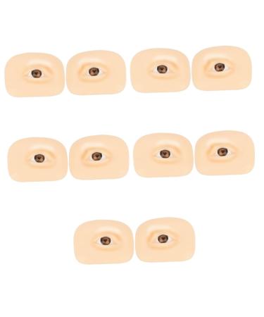 Didiseaon 5 Sets Makeup Practice Skin Eyeshadow Blank Makeup Skin Practical Eye Skin Exercise Board Major 6.9x5.2cmx5pcs Assorted Colorx5pcs