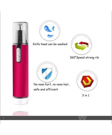 Nose Hair Trimmer & Ear Hair Trimmer for Men & Women - Painless Easy to Use & Clean Unisex Grooming Tool - Buy Online on GoSupps.com