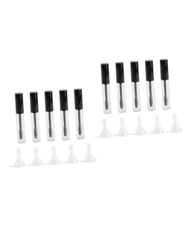 Didiseaon 10 Pcs Empty Eyelashes Bottle Sample Mascara Tube Mascara Tube Empty Eyelash Cream Bottle Round