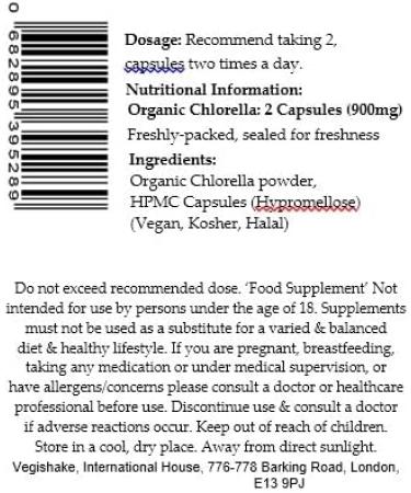 Organic Chlorella HPMC Capsules Algae Omega 3 & 6 Heavy Metal Detox Cracked Cell Wall Vegan Kosher Halal (90 Capsules) 90 count (Pack of 1) - Buy Online on GoSupps.com