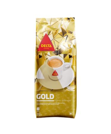 Delta Caf s Coffee Beans Gold - 2x1kg Arabica - Intensity 8 - Full-Bodied Aromatic with Honey & Ripe Fruits Notes - International Shipping Available - Buy Online on GoSupps.com