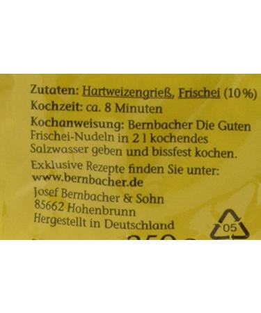 Bernbacher Spaghetti Pack of 12 (12 x 250g) - Premium Italian Pasta for International Shipping - Buy Online on GoSupps.com