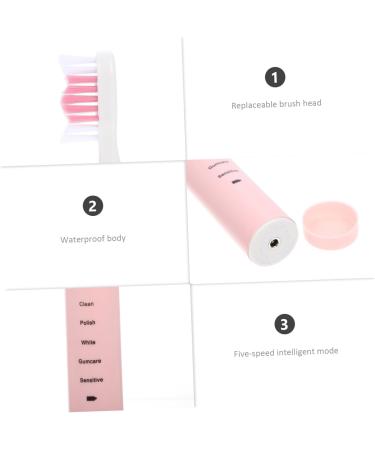 Buy Gatuida Automatic Electric Toothbrush for Kids | Waterproof 1 Pack (Ages 6-12) | Replacement Head | Pink - Buy Online on GoSupps.com