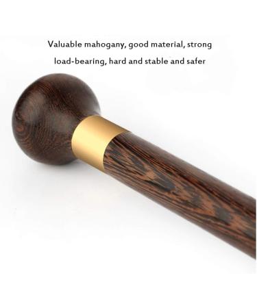 Adult Crutches Solid Wood Crutches Environmentally Friendly and Healthy African Rosewood Material Round Handle Ergonomic Design Light and Easy to Carry Crutches Hello Independence 87cm - Buy Online on GoSupps.com