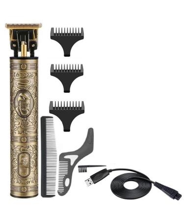 Pro Hair Clipper Zero Blade Outline Rechargeable Hair Trimmer Professional Men Facial Electric Beard Styler Shaping Tool