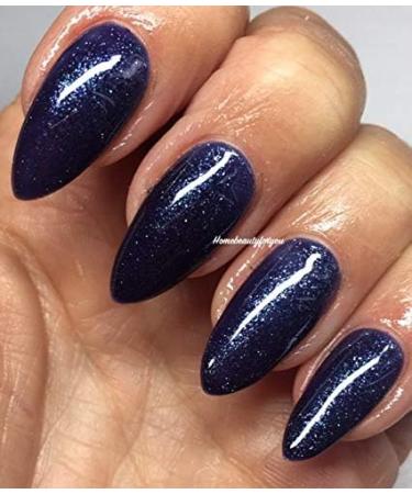 Bluesky Gel Nail Polish Blue Purple with Fine Glitter Blue Raindrops A05 Autumn Winter Color Chip Resistant 10 ml (Requires Drying Under UV LED Lamp)  - Buy Online on GoSupps.com