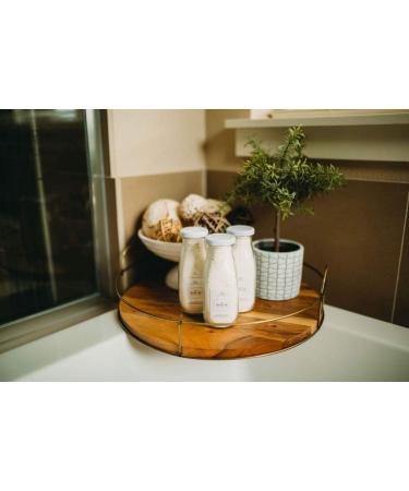 Vanilla Oat Cream Bath Milk Soak - 10 oz Bottle | Made in USA with Local Ingredients - Buy Online on GoSupps.com