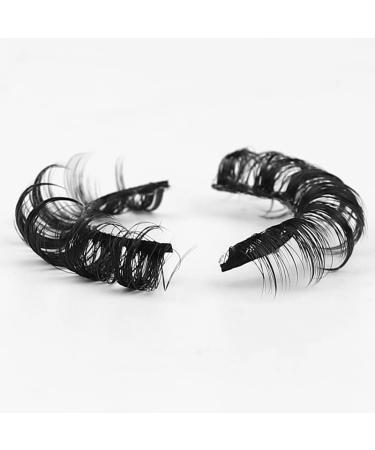 Natural Look False Eyelashes Russian Strip Lashes D Curly Faux Mink Lashes Wispy Fluffy Volume Russian Lashes 3D Effect Fake Eyelashes (10 Pairs) - Buy Online on GoSupps.com