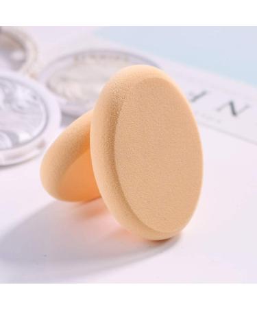 Skin Tone and Pink Oval Puff Makeup Sponge Set - 2 Pack, Professional Beauty Egg for Wet and Dry Application - Buy Online on GoSupps.com