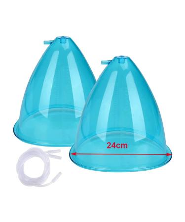 210ml Vacuum Cups for Butt Lifting - Vacuum Cupping Machine Accessories - 9.45inch Extra-Large XXXL Vacuum Therapy Suction Cups with Y-Hose(210ML)