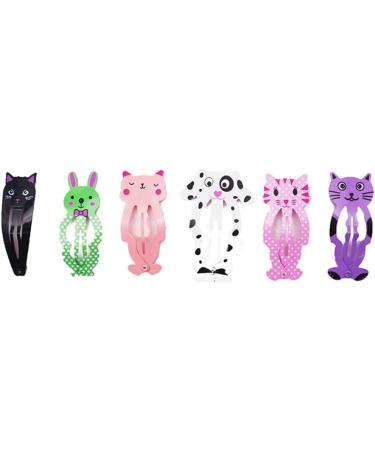 Flzone 40 Pack Snap Animal Hair Clips - Cute Hair Accessories for Girls of All Ages - Buy Online on GoSupps.com