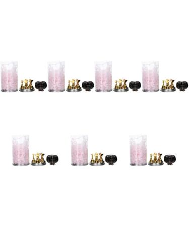 7 Sets Nail Holder Salon De Pro Professional Manicure Set Nail Art Display Stand Home Use Nail Tool Nail Practice Stand Nail Display Stand Metal Holder Pedicure Tip Stand Ceramics