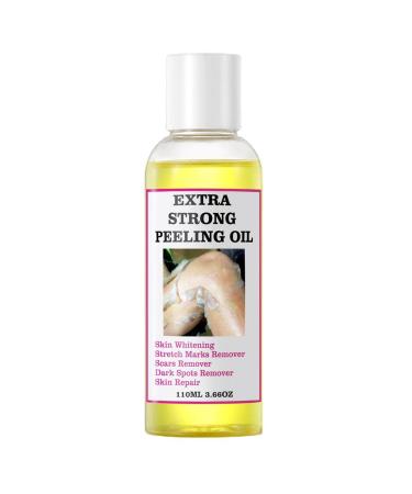 Eoixuqba 110ml Peeling Oil Extra Strength Whitening Yellow Peeling Oil Yellow Peeling Oil For Dark Skin Super Strength Yellow Peeling Oil Dark Skin For BodyFor Body Lightening Bleaching