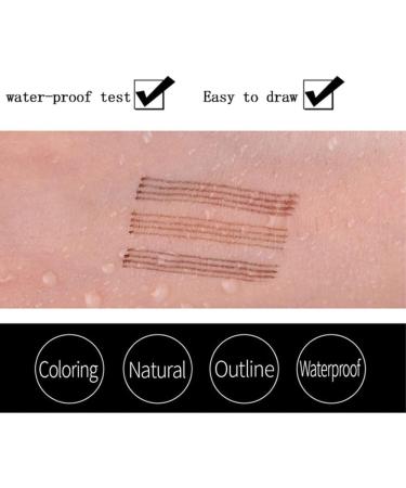 Anjoize Eyebrow Pen Anjoize 4-Tip Microblade Brow Pen Anjoize Eyebrow Microblade Pen Fine-Stroke Long Lasting Waterproof and Smudge-Proof Creates Natural Looking Eyebrows (04#) - Buy Online on GoSupps.com