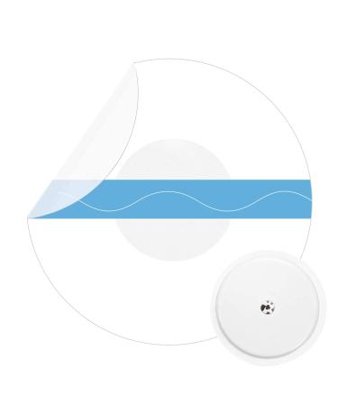 Freestyle Libre Sensor Covers 25Pack Waterproof Libre Sensor Patches-Transparent CGM Patches Without Glue in The Center-Enlite-Guardian-Freestyle Libre 14 Day Sensor Patches 25 Count (Pack of 1) Blue - Buy Online on GoSupps.com
