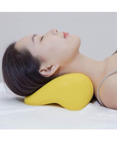 Koanhinn Neck Tension Releaser | Acupressure Pillow for Neck Pain Relief & Muscle Relaxation | Cervical Traction Massage Pillow - Yellow - Buy Online on GoSupps.com