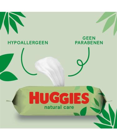 Huggies Natural Care Baby Towels - 10x56 Soft Cloths with Aloe Vera for Healthy Skin - Buy Online on GoSupps.com