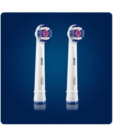 Oral-B 3D White Electric Toothbrush Replacement Head - 2 Refill Brushes - Buy Online on GoSupps.com