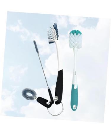 Pretyzoom 3-Set Glass Bottle Cleaner & Pacifier Brush - Baby Glasses & Water Bottle Cleaning Tool for Easy Care - Buy Online on GoSupps.com