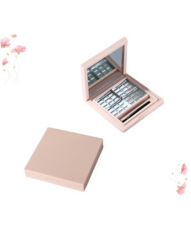 NULYLU 2pcs Empty Eyeshadow Palette Empty Eye Shadow Pallet DIY Cosmetics Makeup Highlighter Pink 1 count (Pack of 1) - Buy Online on GoSupps.com
