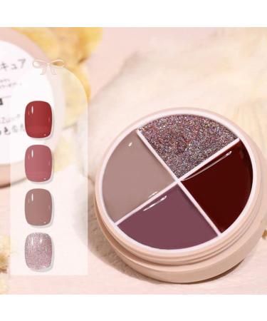 4 Colors Nail Repair Care Base Coat Soak Off Solid Canned Cream UV LED Varnish Gel Jelly Painting Gel Nail Gel Polish - (Color: 10)